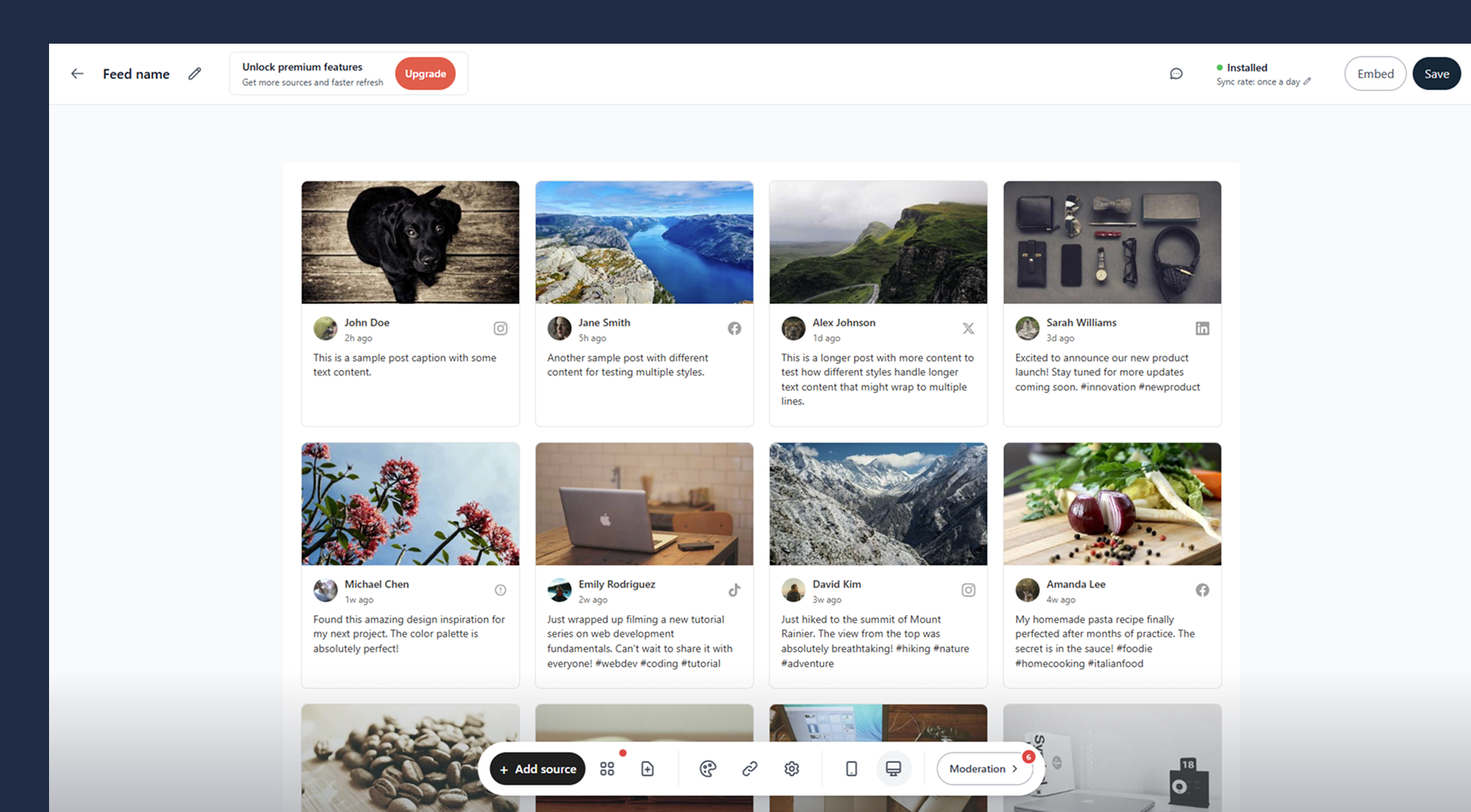 Juicer: Feeds 2.0 — screenshot