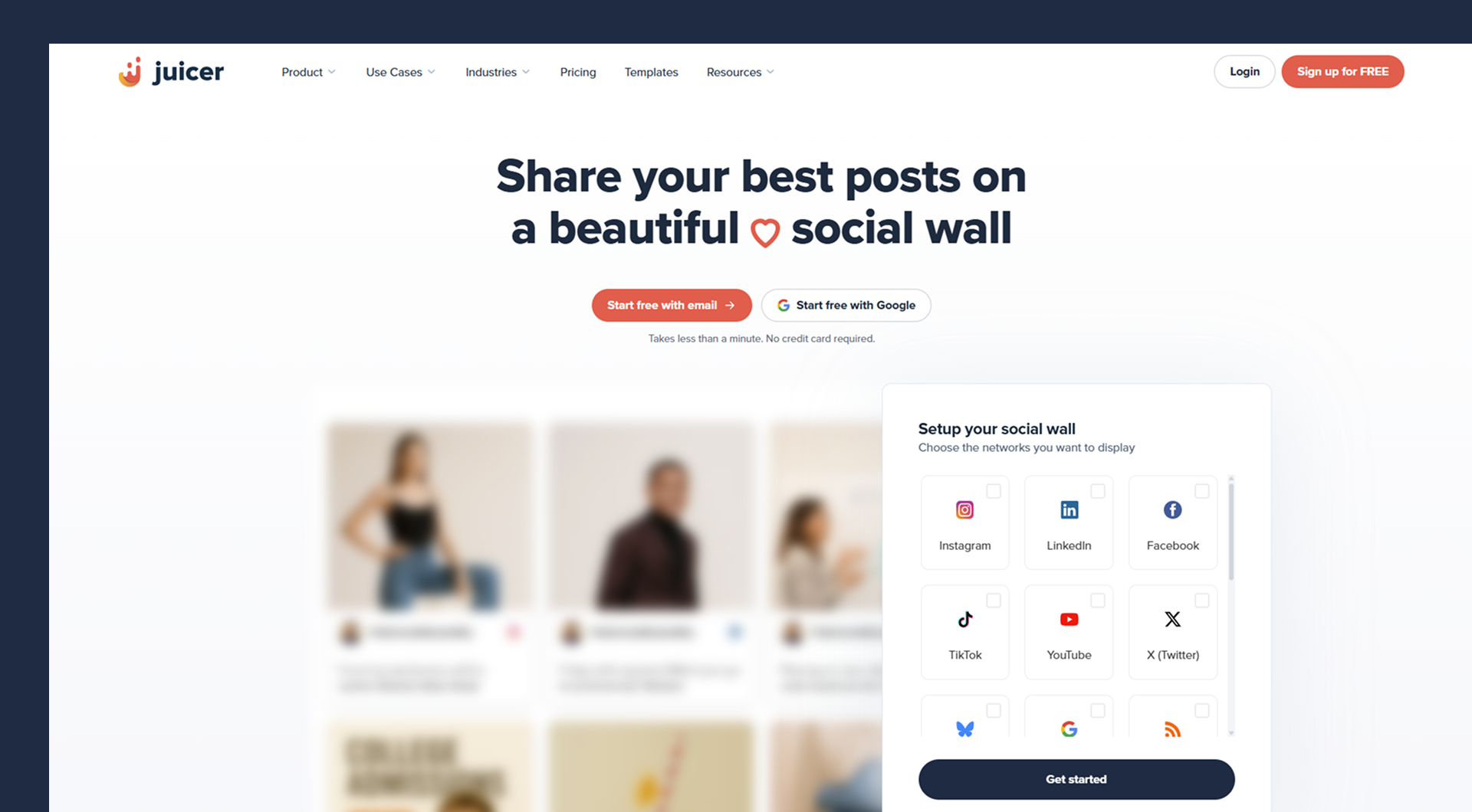 Juicer: Website — screenshot