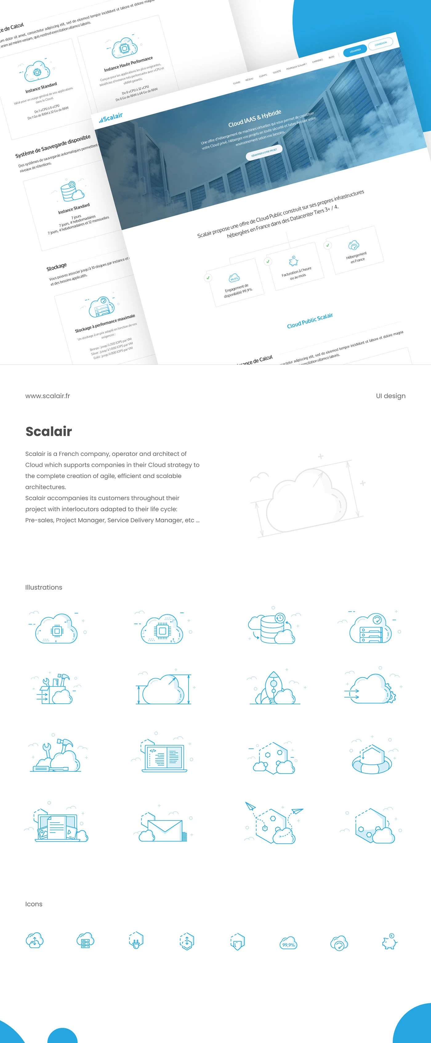 Scalair: Cloud Console — screenshot